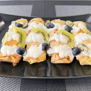 Clătite cu fructe