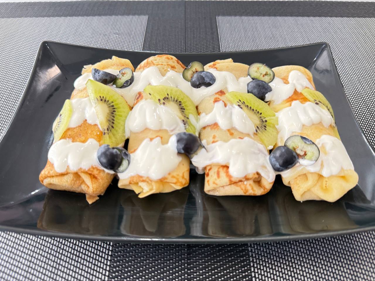 Clătite cu fructe